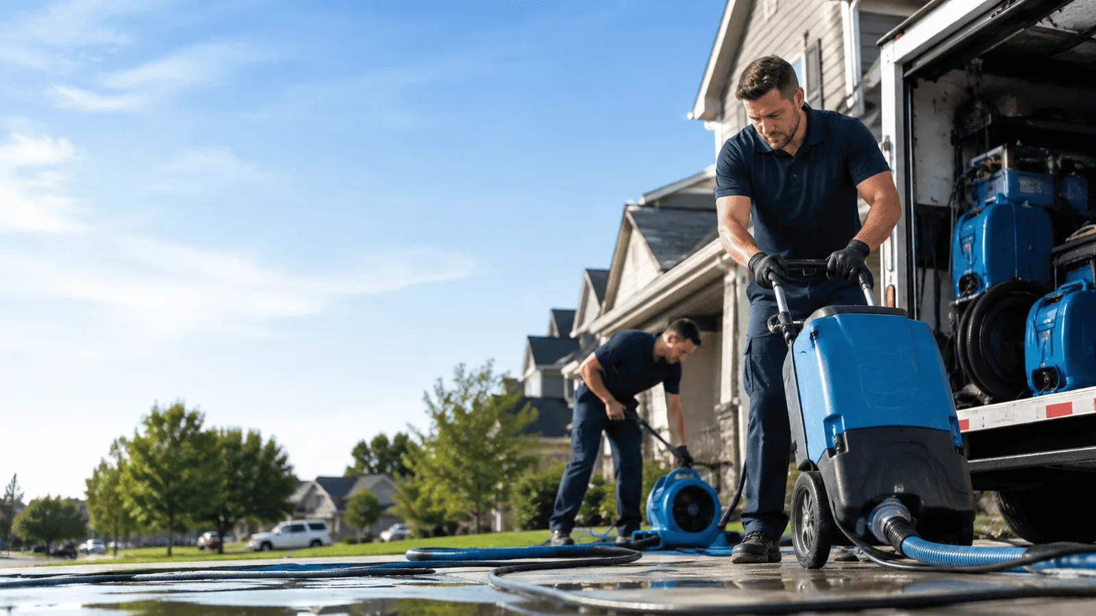 Dehumidification being performed in Hot Sulphur Springs, CO